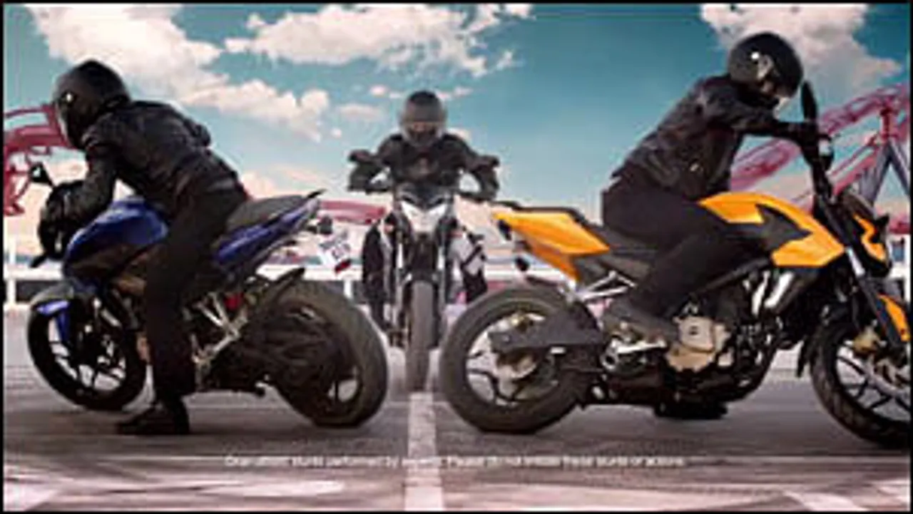 Bajaj Pulsar: Stunt upgrade