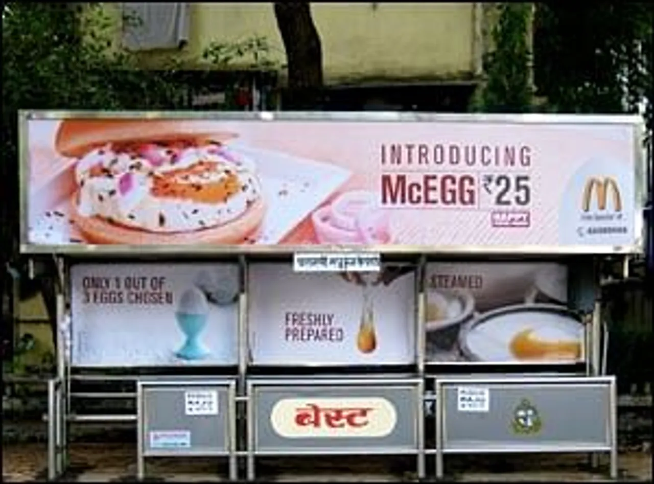 McDonald's 'eggcites' through OOH