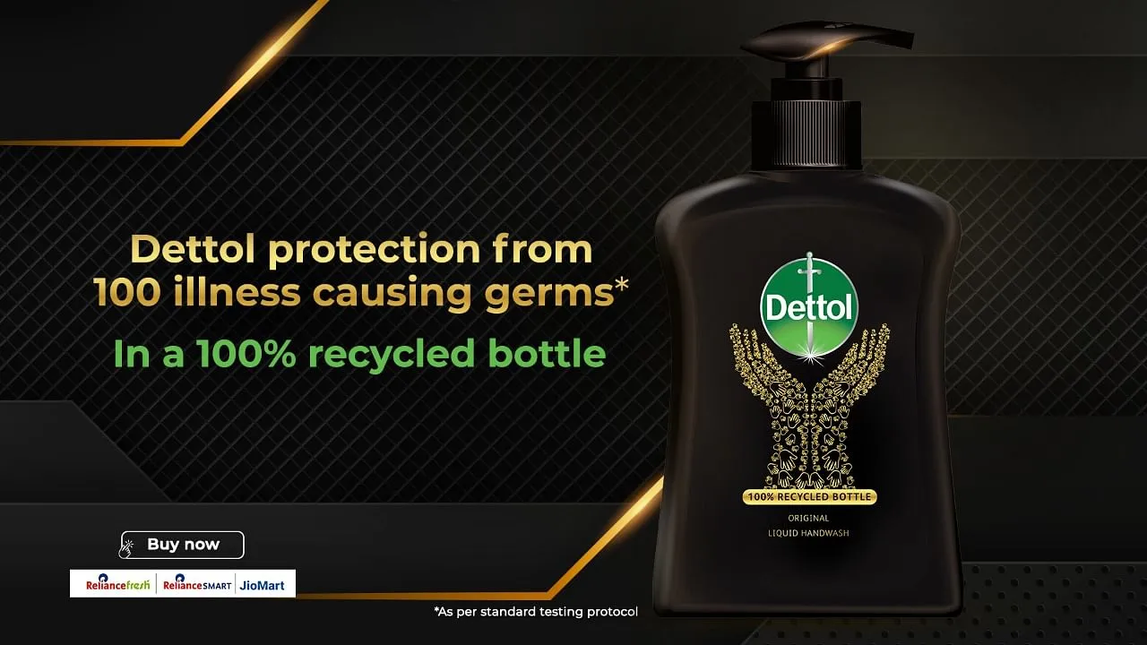 Dettol launches handwash with 100% recycled plastic packaging