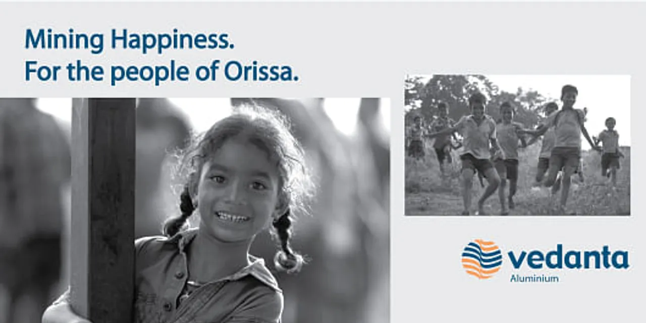 Mining Happiness. For the people of Orissa.