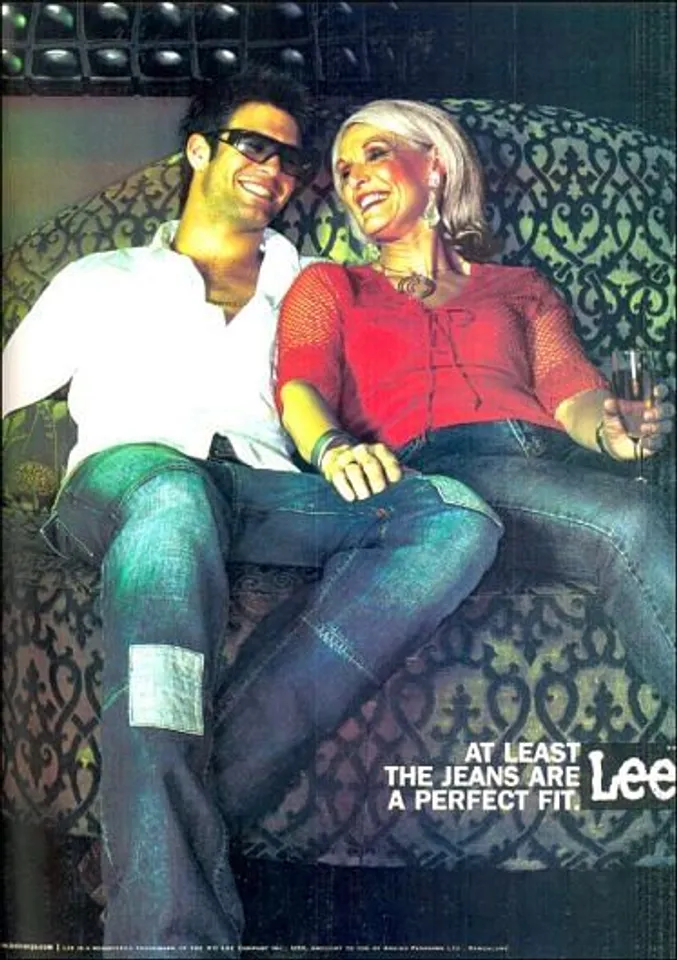 At least the jeans are a perfect fit.