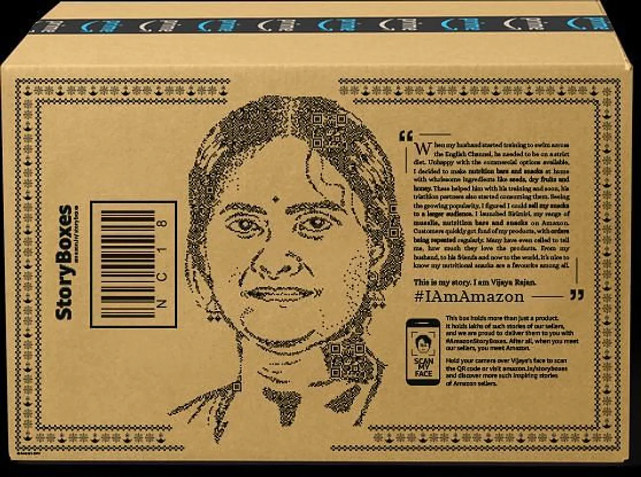 Amazon takes to delivery box storytelling
