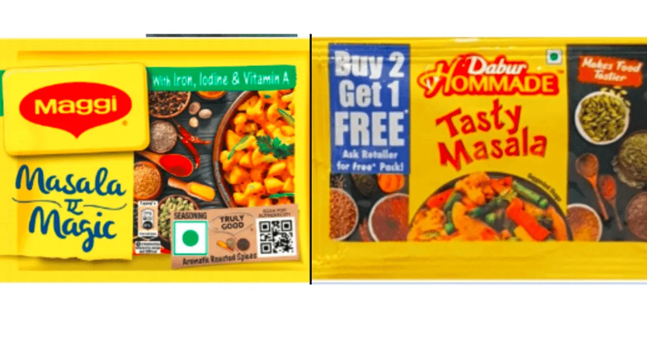 The Imitation Game: Dabur's Tasty Masala is a Maggi Masala-ae-Magic lookalike
