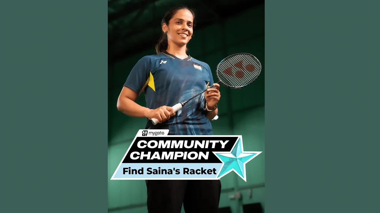 Saina Nehwal invites Mygate residents to participate in a mini treasure hunt