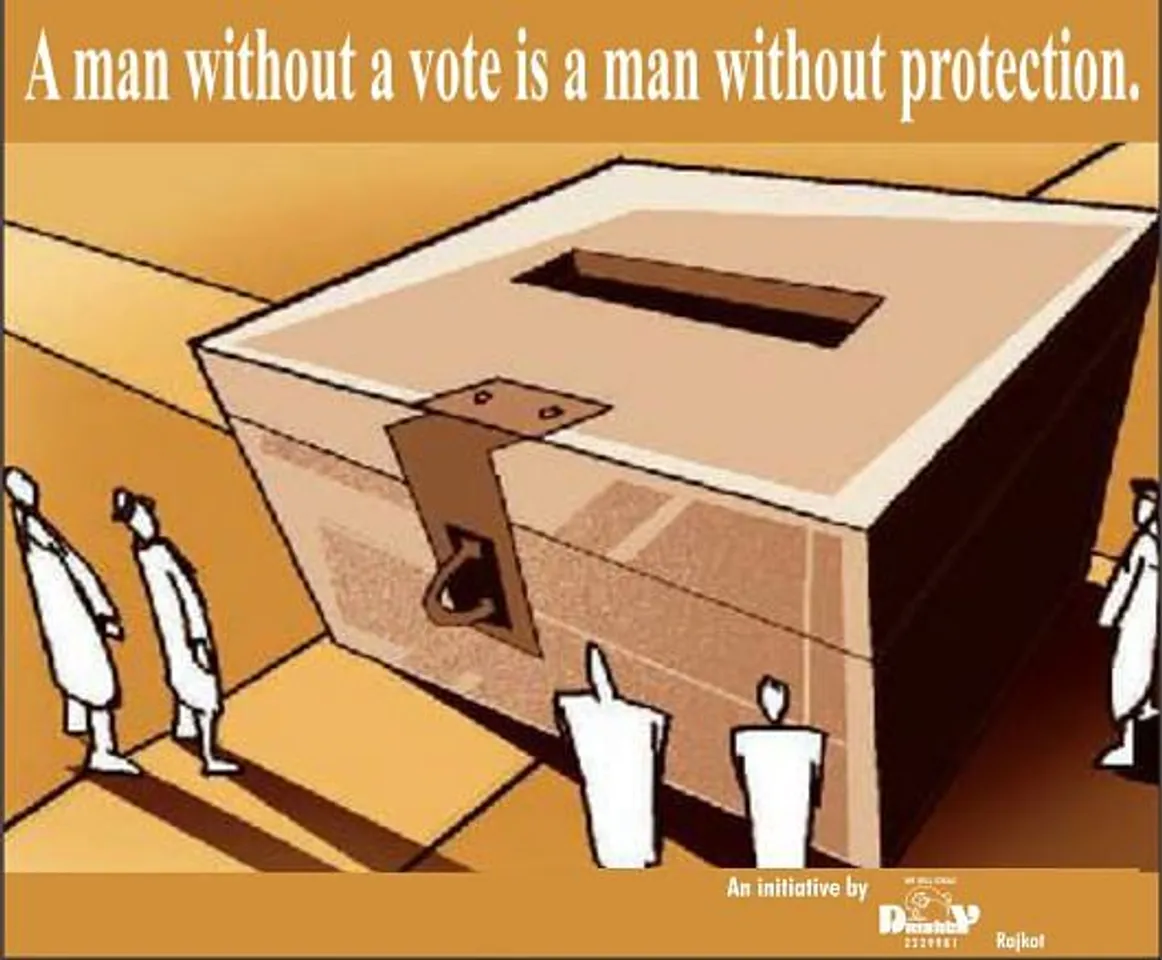 A man Without a vote is a man without protection