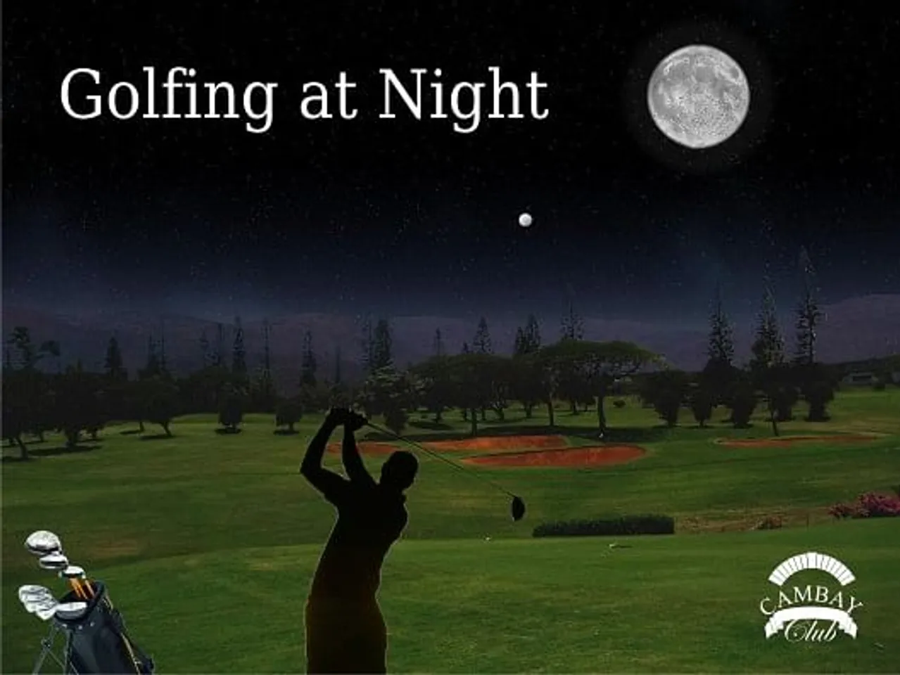 Golfing at Night