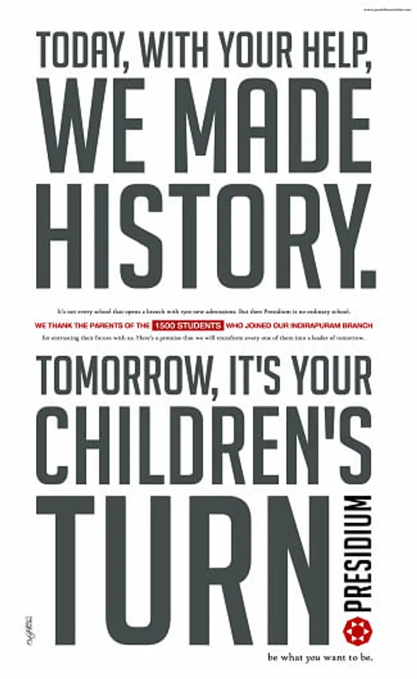 We made history