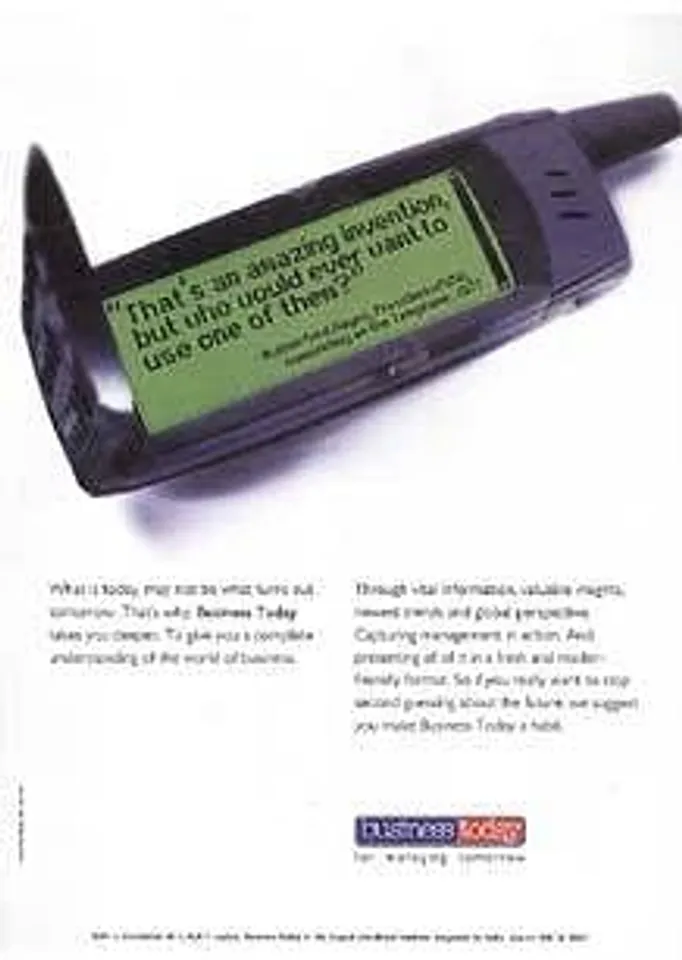 "That's an amazing invention, but who would ever want to use one of them."