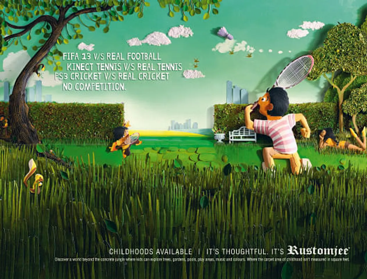 Playing Badminton