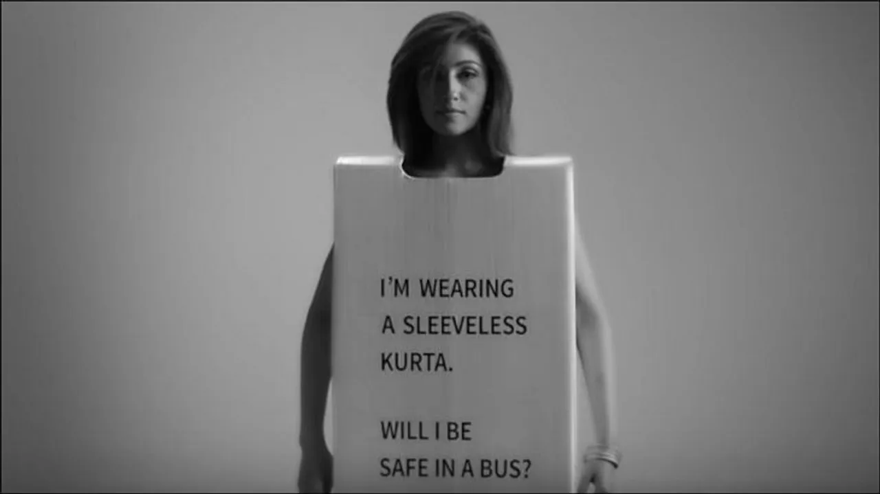 afaqs! Creative Showcase: "I'm wearing a little black dress. Is that a crime?" asks Ajio.com