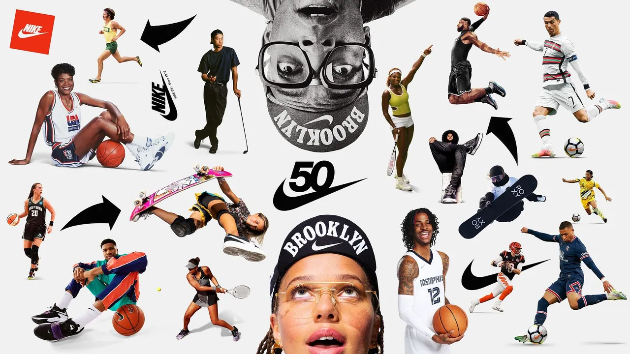 Nike turns back and fast forwards the clock, as it turns 50