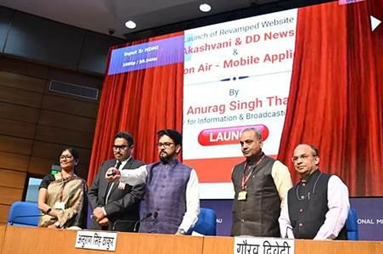 Anurag Thakur launches Prasar Bharati's news sharing service SHABD