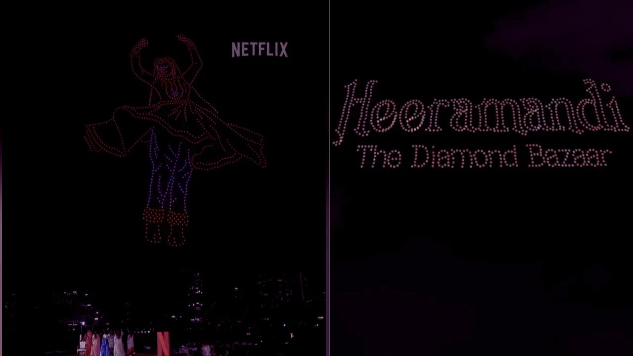 Netflix announces the launch date of Heeramandi with 1,000 drone spectacle