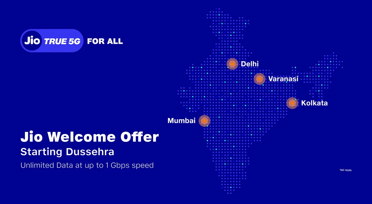 Jio launches Jio True 5G