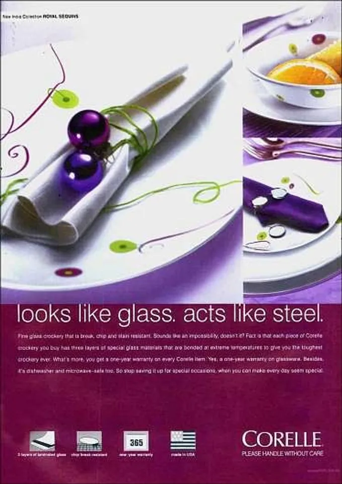 Looks like glass. Acts like steel.