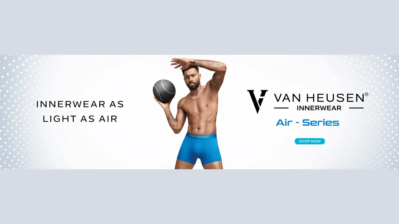 Van Heusen Innerwear collaborates with Hardik Pandya