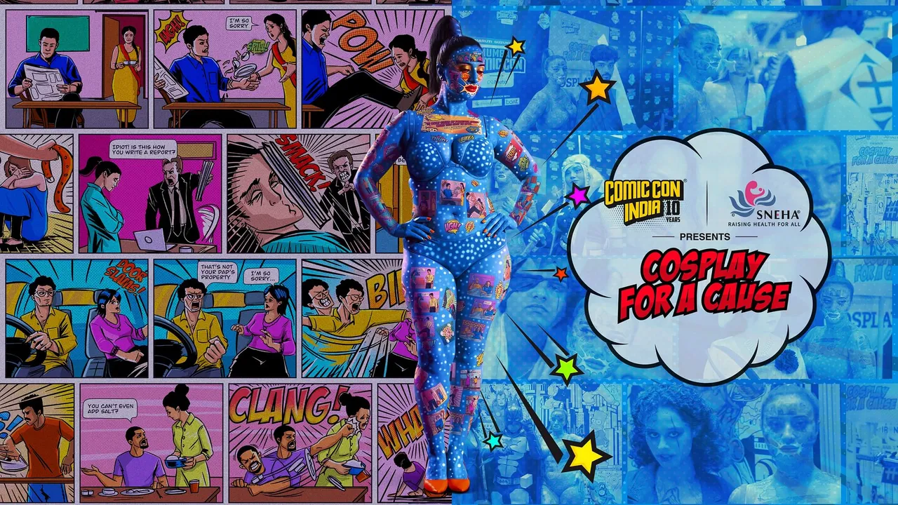 When domestic abuse cosplayed at Comic Con