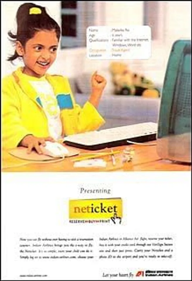Name: Malavika RaiAge: 6 yearsQualifications: Familiar with the Internet, Windows, Word etc.Occupation: Travel AgentLocation: Home