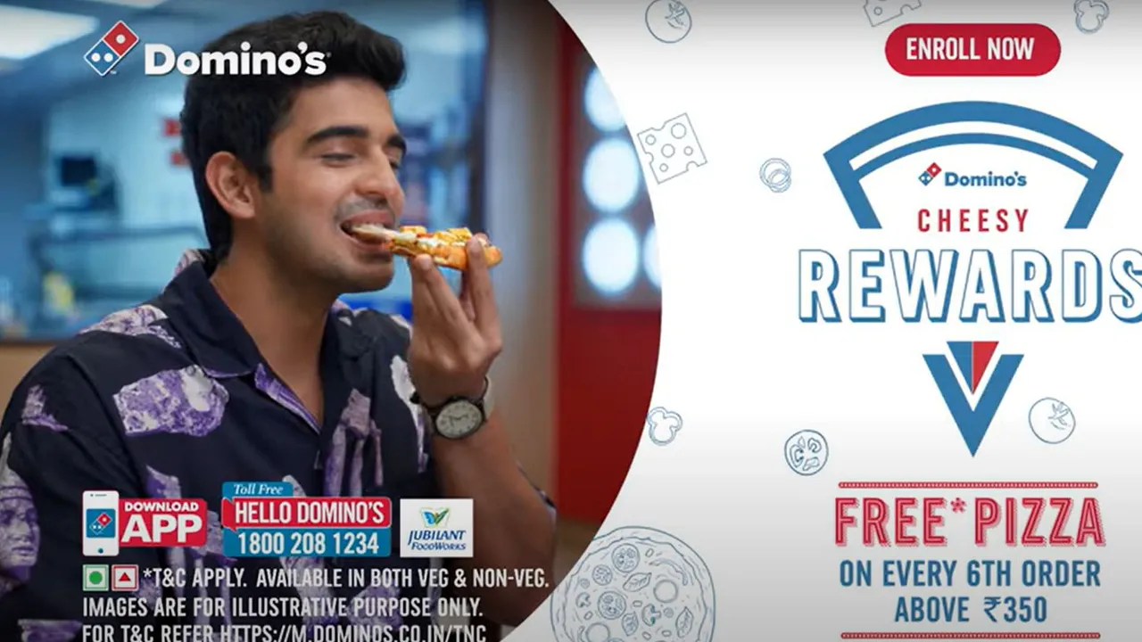 Domino's Cheesy Rewards Program rewards pizza lovers with free pizza