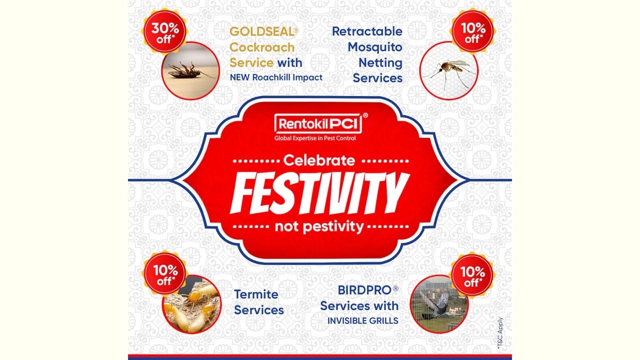 ‘Celebrate Festivity, Not Pestivity’: Rentokil PCI’s new campaign to promote pest free celebrations