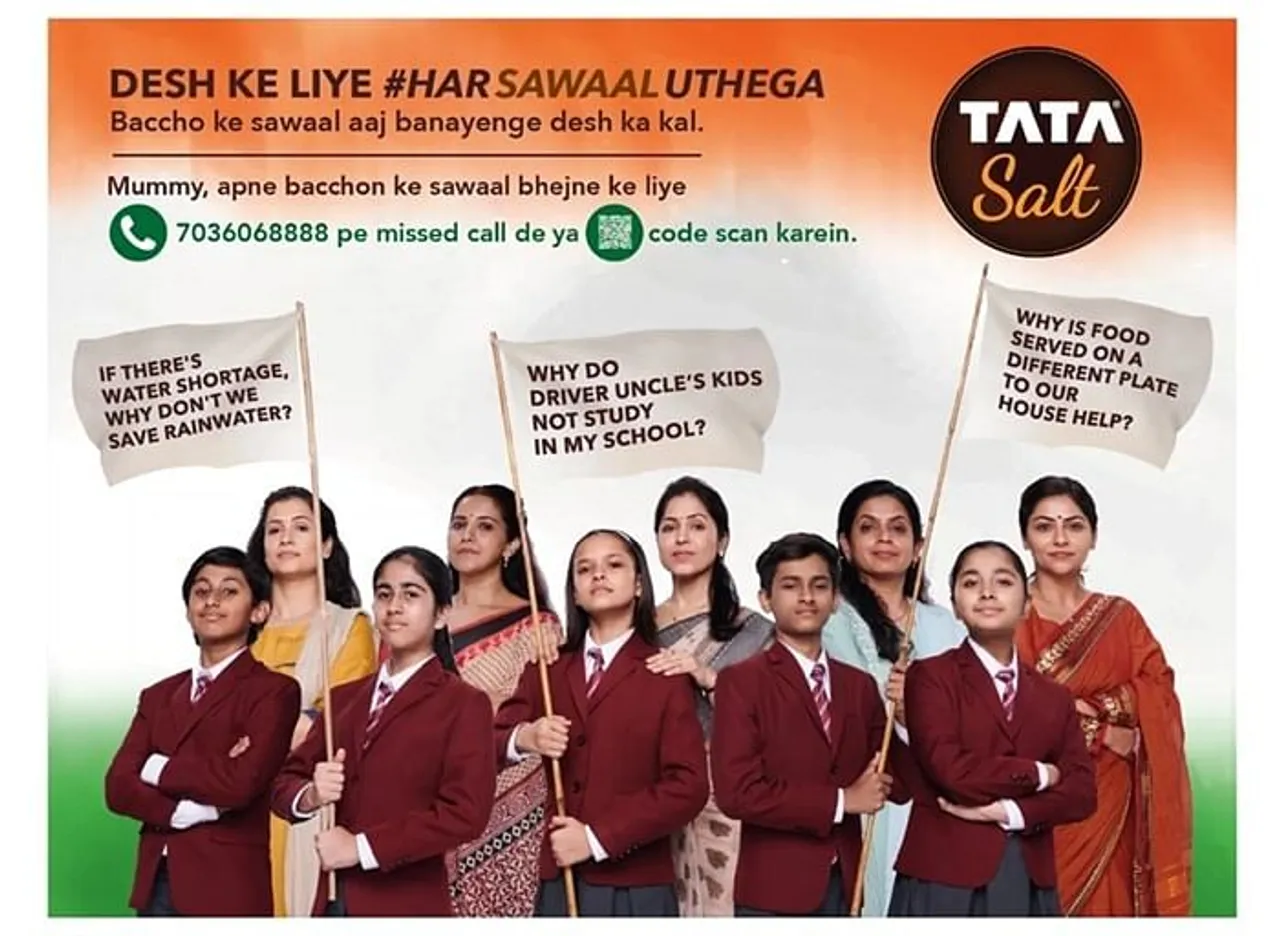 Tata Salt launches #HarSawaalUthega campaign to encourage kids to ask questions for the nation