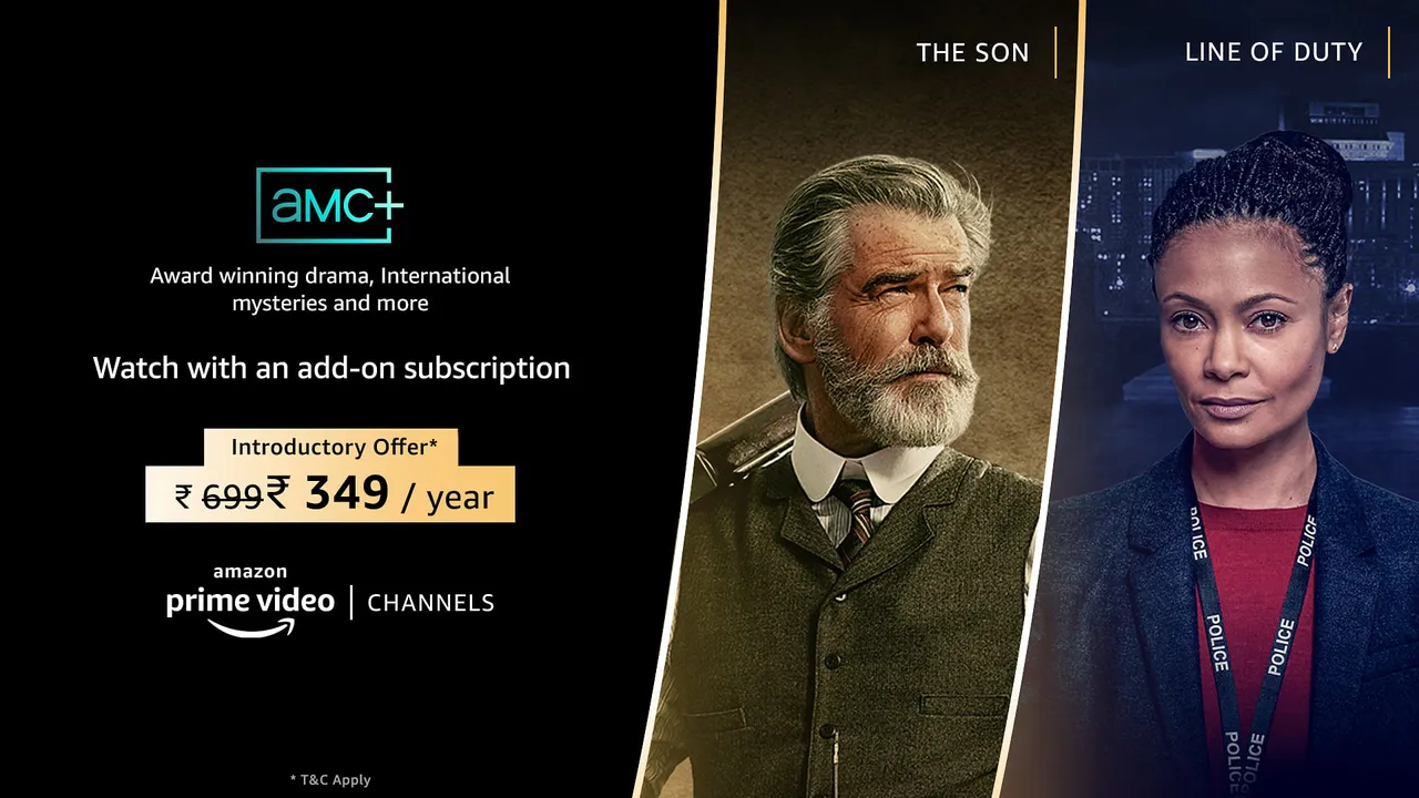 Amazon Prime Video Collaborates with AMC Networks to launch AMC+ and Acorn TV on Prime Video Channels in India
