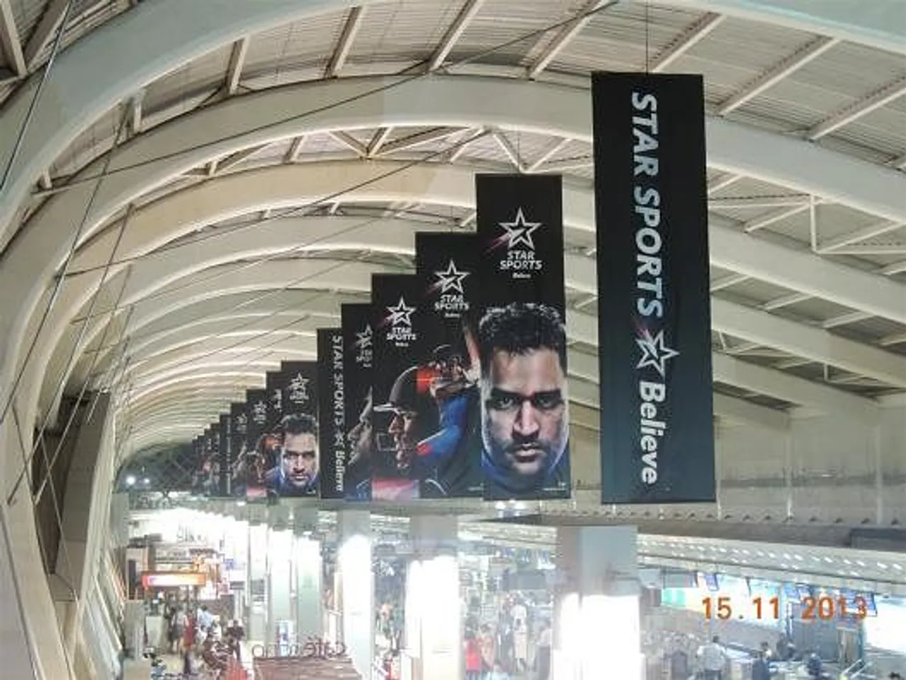 Flags at airport