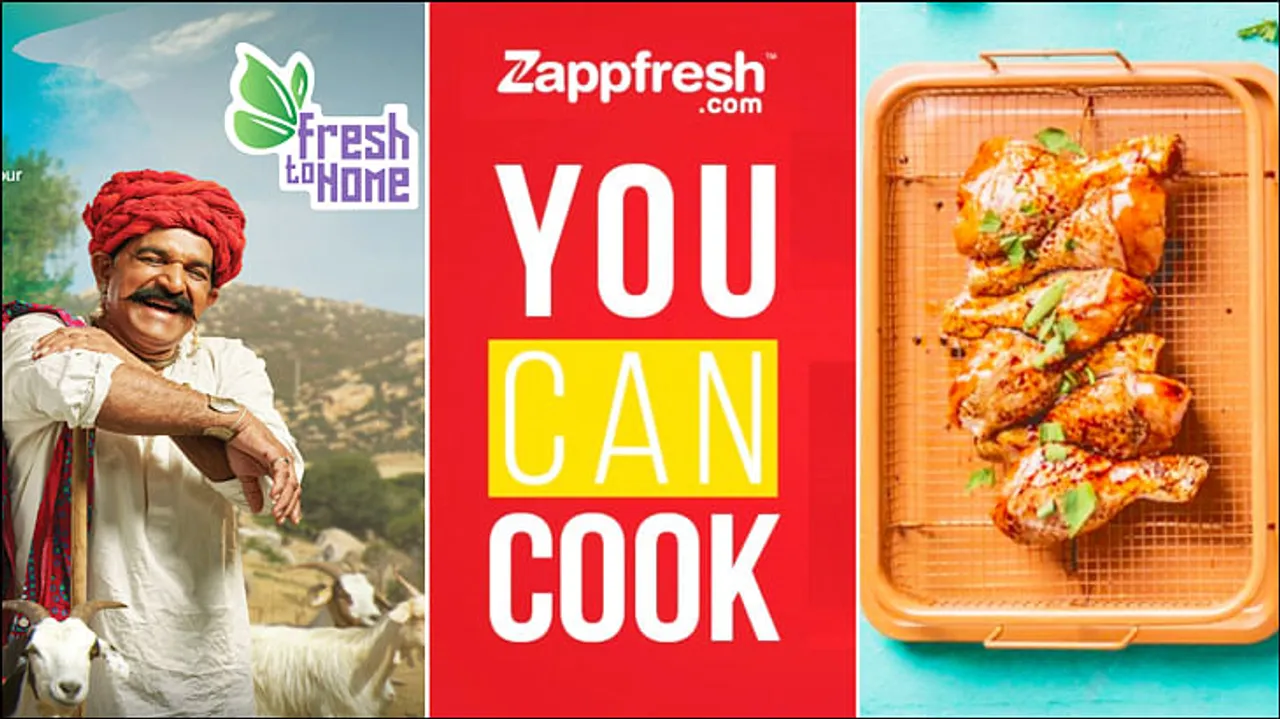 E-comm sites for fresh meat advertise on social, print to woo urbanites