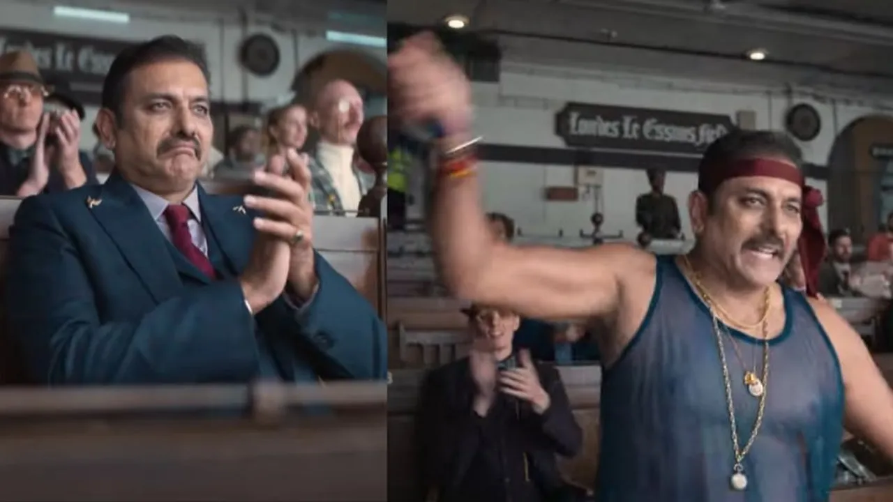 Ravi Shastri channels his inner ‘desi’ and ‘videsi’ for Britannia’s Maska Chaska