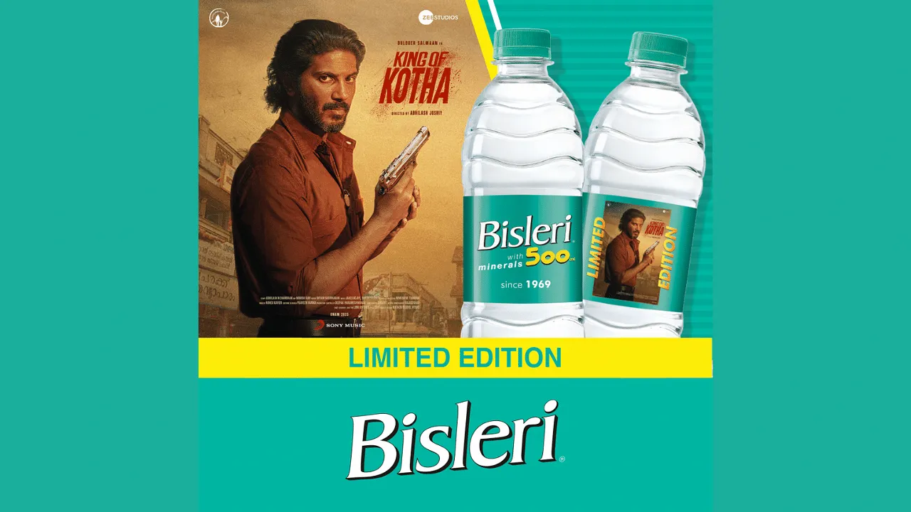 Bisleri partners With 'King of Kotha' to strengthen its presence in South India