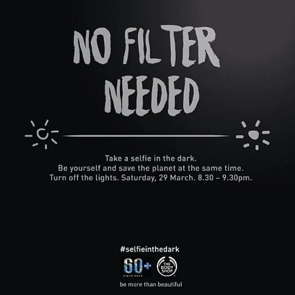 Selfie - No filter - Earth hour
