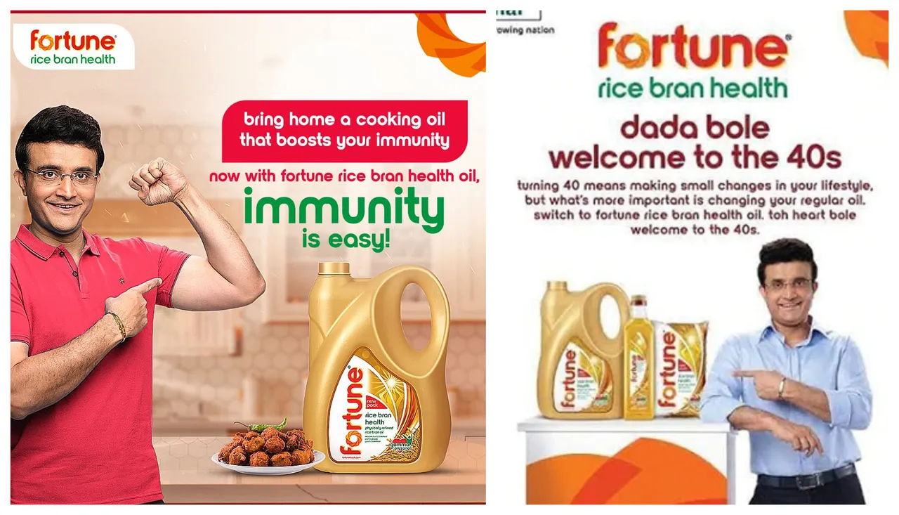 Fortune to retain Ganguly as ambassador, ‘Dada’ likely to reinforce brand’s health benefits in upcoming campaign