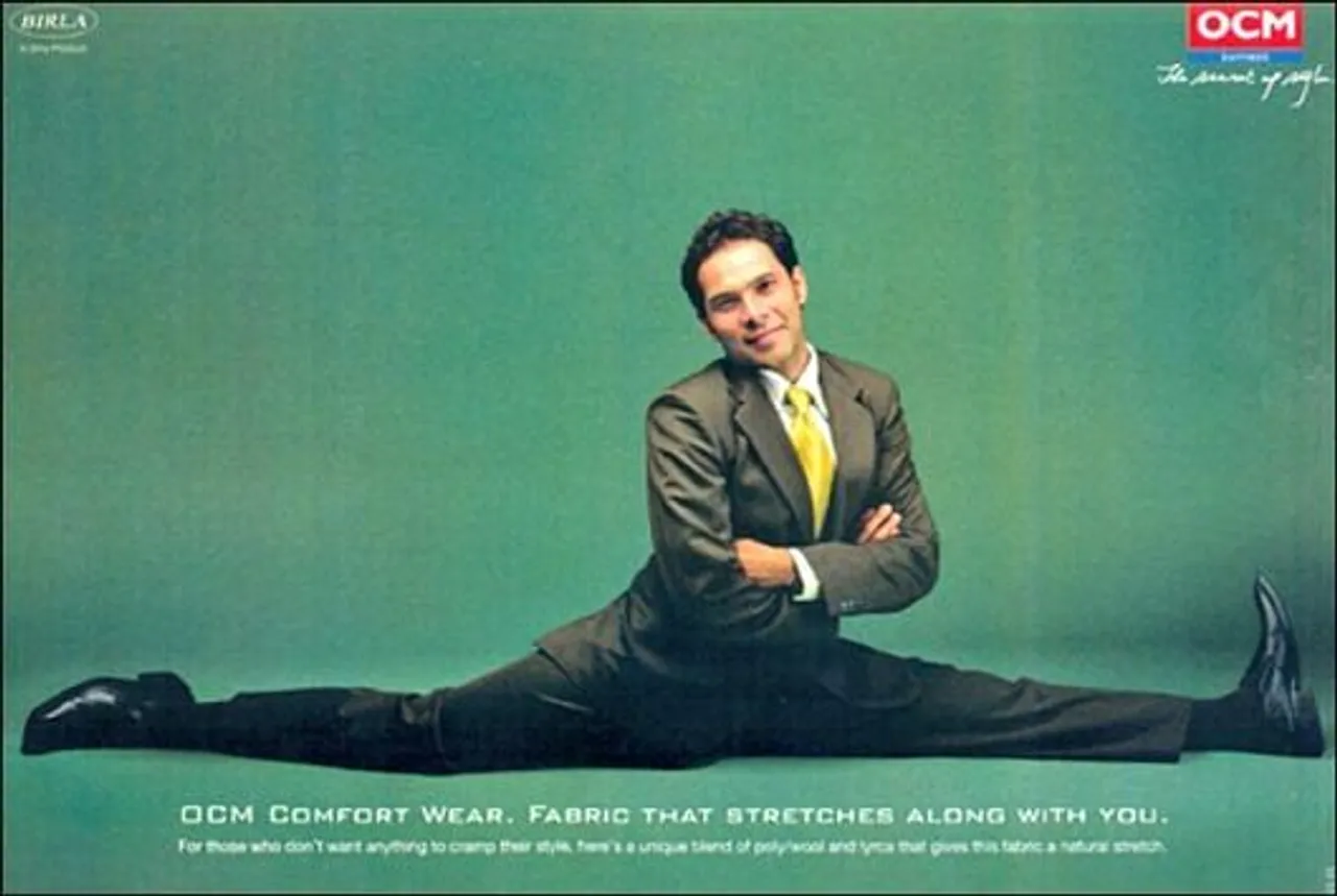 OCM Comfort wear. Fabric that stretches along with you.