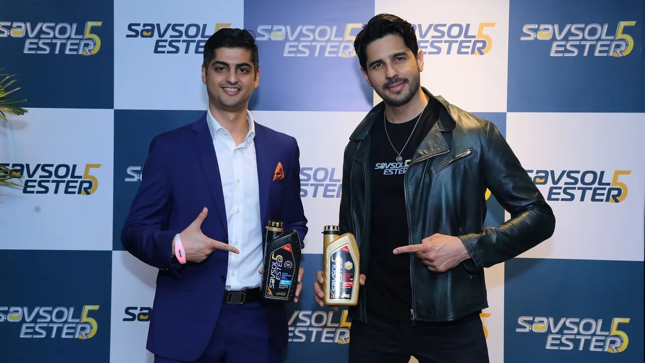 Actor Sidharth Malhotra announced as brand ambassador for Savsol Lubricants
