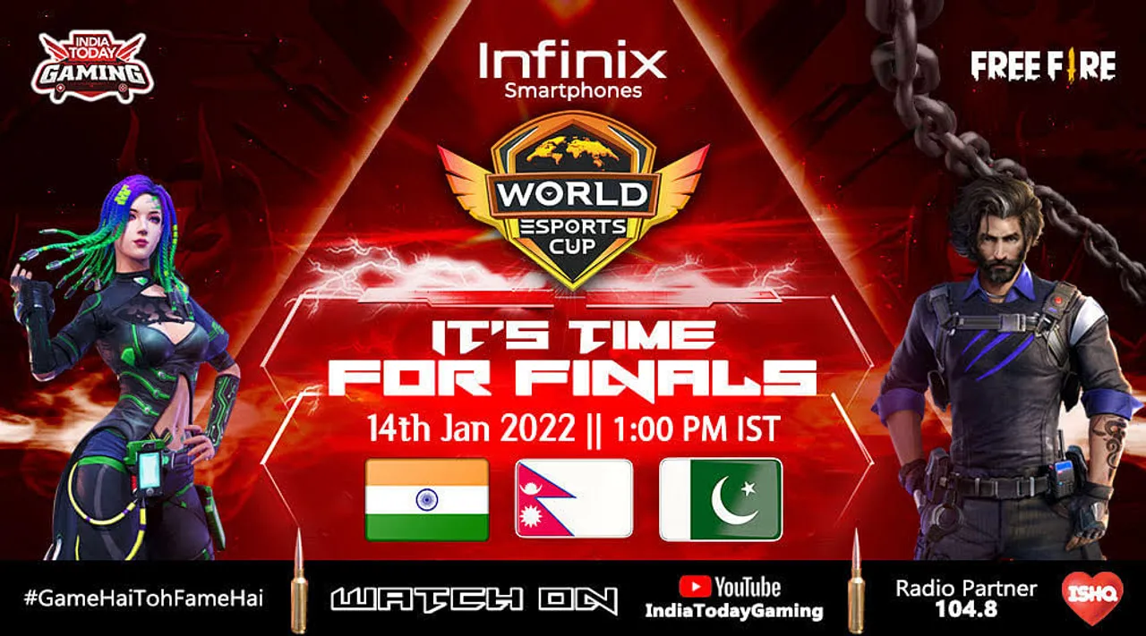 Top Teams from India, Pakistan, and Nepal to battle through Final Six Matches Today to Win the World Esports Cup 2021 Crown