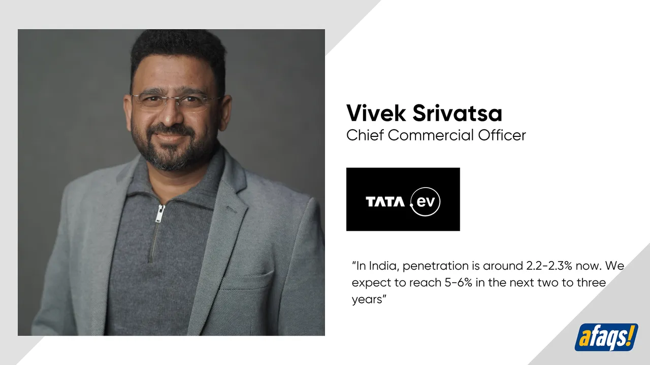 Half of biz to come from EVs by 2030: Vivek Srivatsa, Tata Passenger Electric Mobility