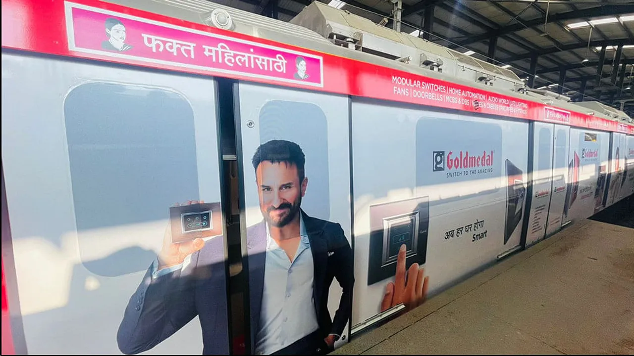 MOMS executes metro train branding campaign in Mumbai for Goldmedal Electricals