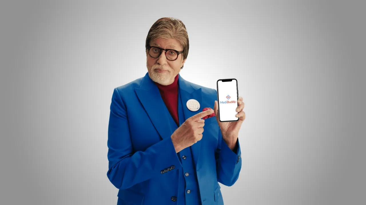MediBuddy's latest brand campaign features Amitabh Bachchan to showcase the convenience of video consultations 