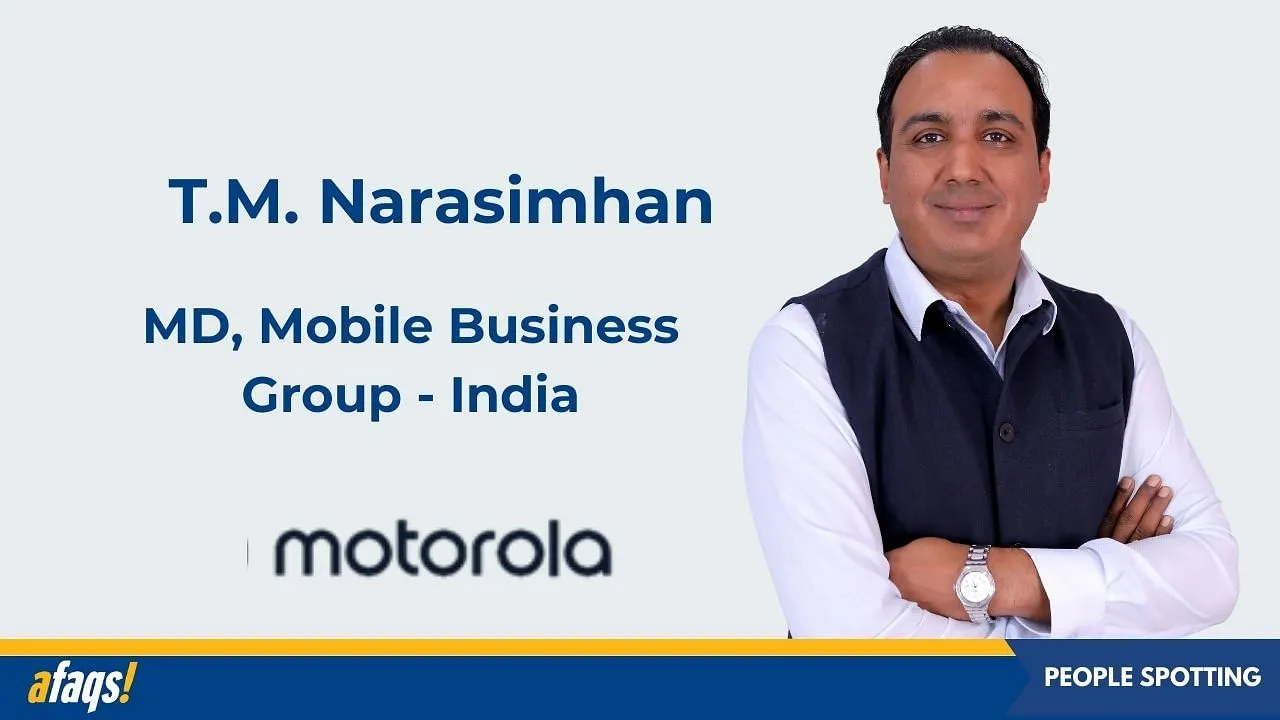 Motorola appoints T.M. Narasimhan as Managing Director, Mobile Business Group - India
