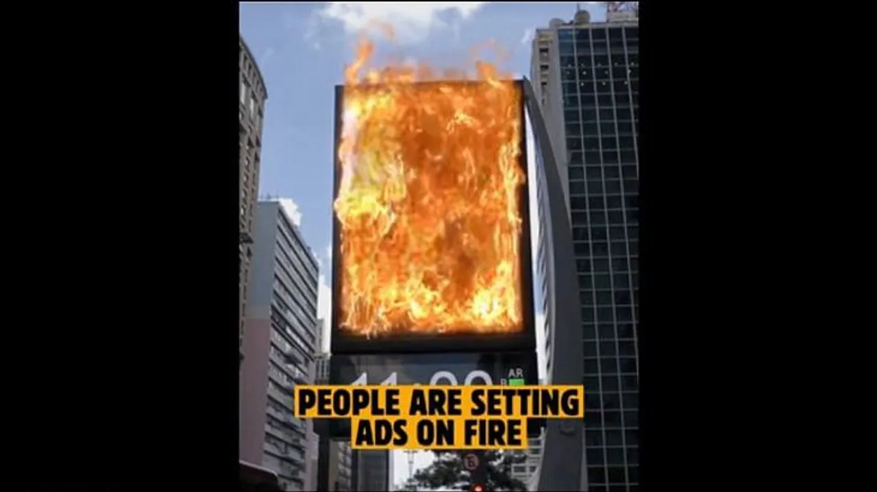 Burger King invites customers to burn competitors ads...