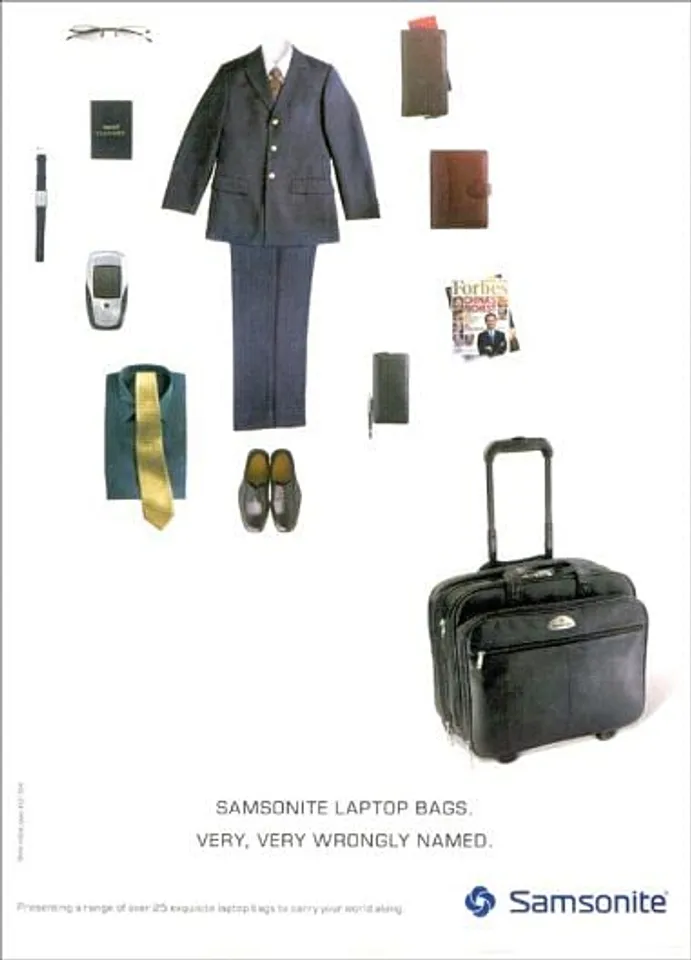 Samsonite laptop bags.Very, very wrongly named.