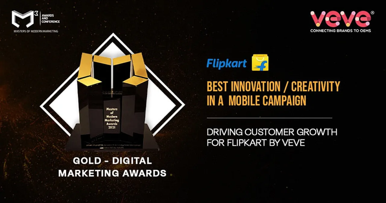 Flipkart and VEVE Win Gold Accolade at mCube Awards 2021
