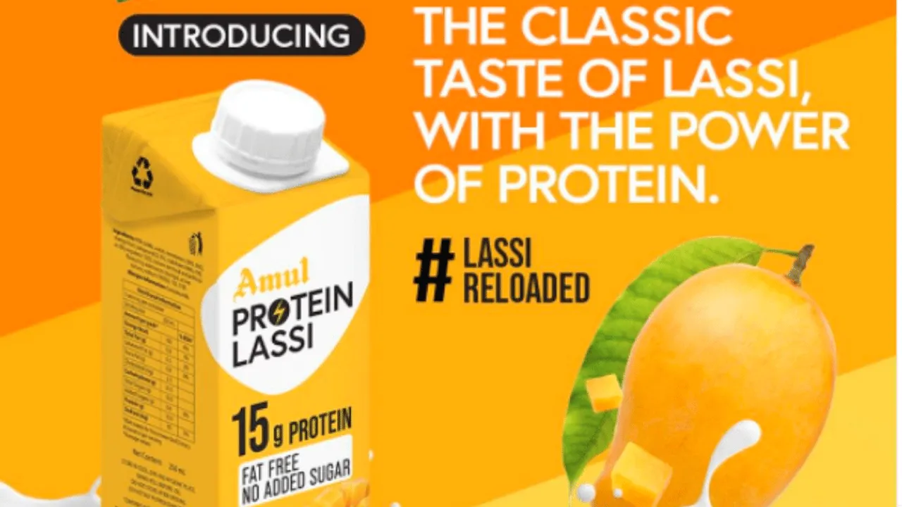 Amul doubles down on the protein, eliminates fat and sugar in a lassi new drink