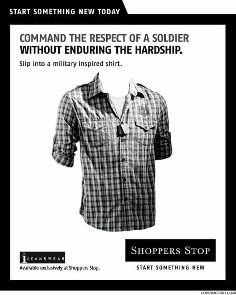 Military inspired shirt
