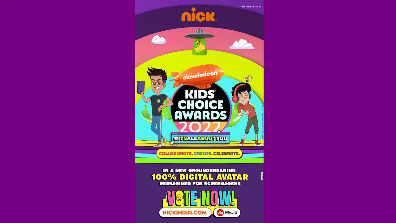 Nickelodeon Kids’ Choice Awards 2022 is back in a digitally power-packed avatar that inspires kids with #AllAboutYou