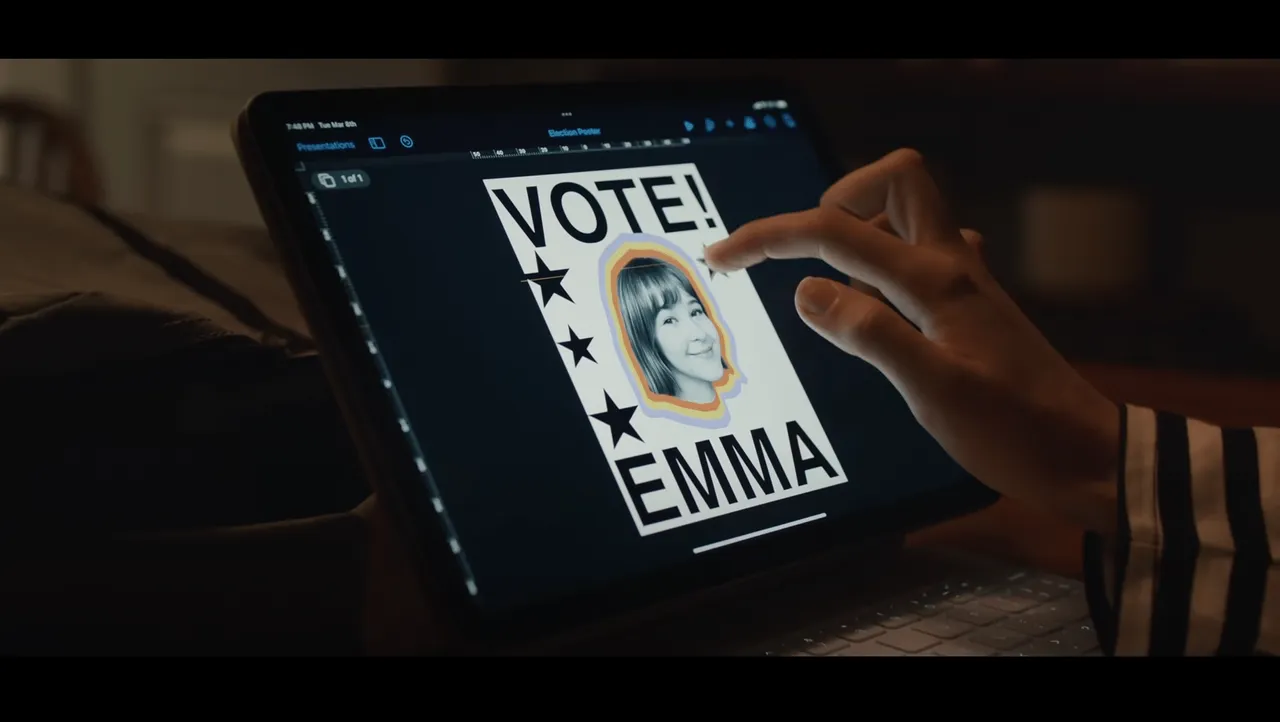 Apple iPad Air plays sparring role in latest high school election ad