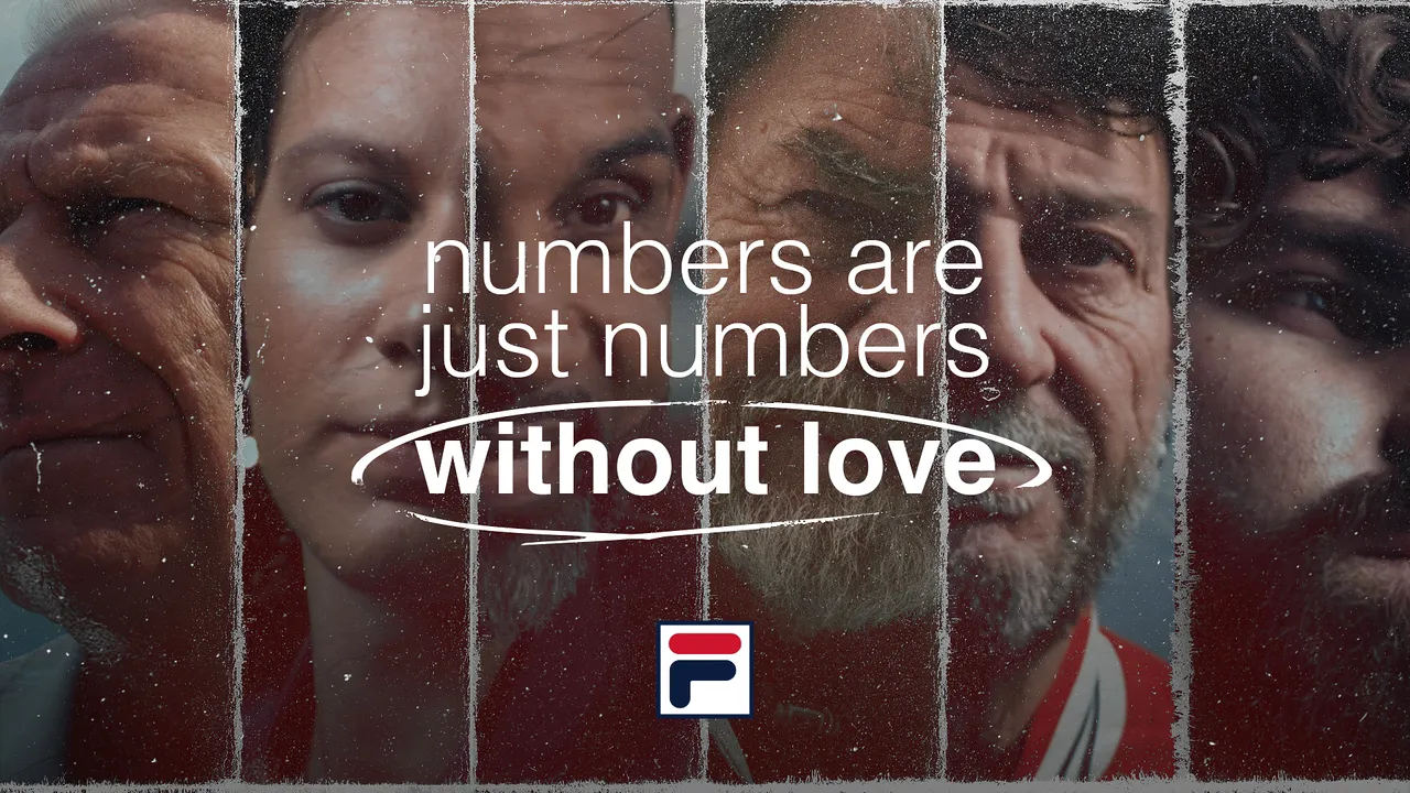 FILA celebrates its 50th anniversary with the campaign 'Numbers are Just Numbers without Love'