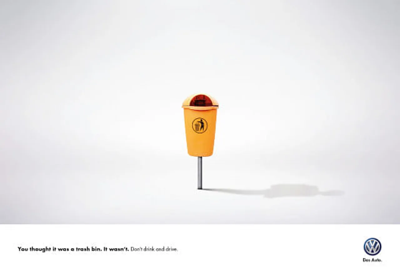 Don't drink and drive - Trash bin