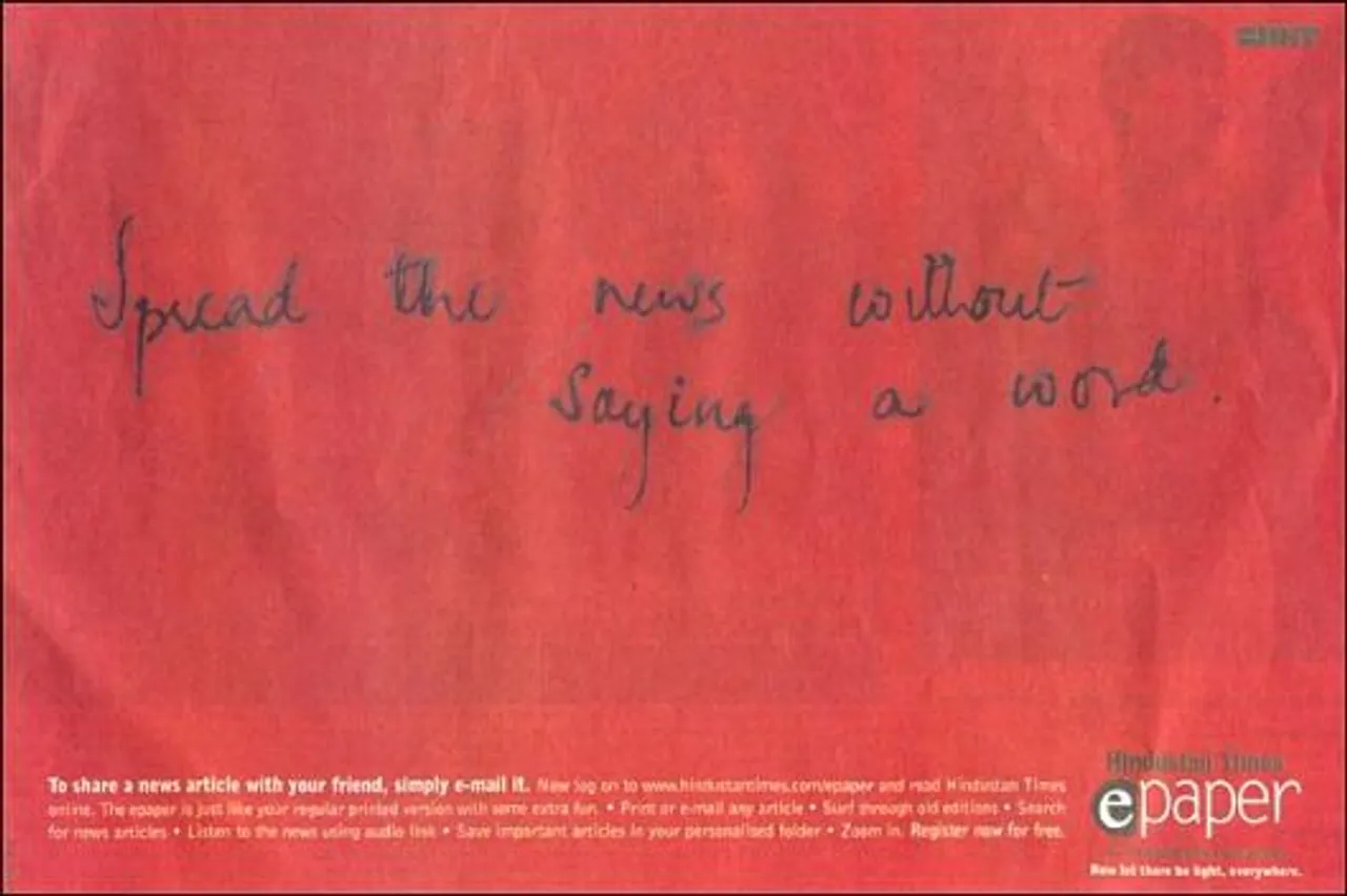 Spread the news without saying a word.