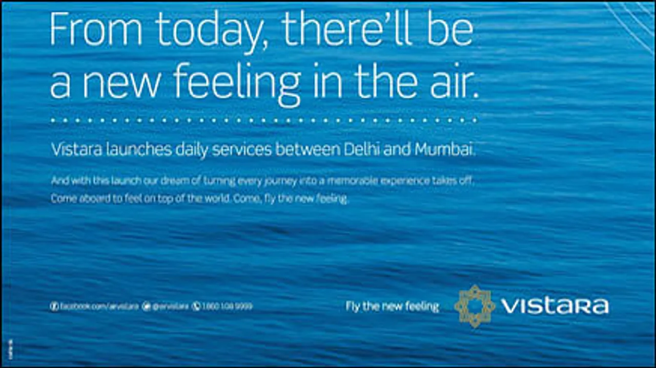 afaqs! Creative Showcase: Vistara takes off